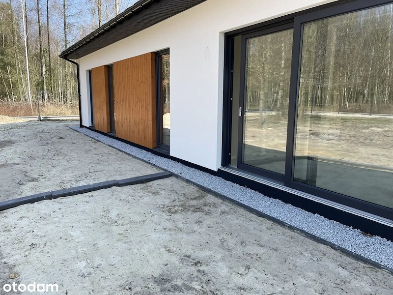 Elewacja domu z bliska